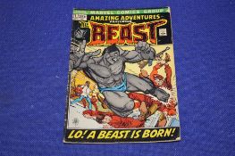 MARVEL AMAZING ADVENTURES featuring the first appearance of the beast #11 1972