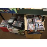 A LARGE QUANTITY OF DOCTOR WHO AUDIO BOOKS CONTAINED IN 4 BOXES