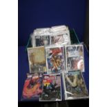 A TRAY OF ASSORTED COMICS, to include The Call of Duty, A Touch of Silver, The Rinse, Mr Hero,