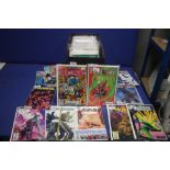 A BOX OF DC COMICS, to include Vamps, Black Lightning, Krypton, Slash Maraud, Warlord, Millenium