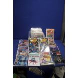 A BOX OF ASSORTED COMICS, to include Dynamo Joe, Open Space, Judge Dredd, Areala, Horizon etc