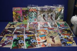 A COLLECTION OF MAINLY MARVEL AND DC COMICS, to include Black Panther, Pryde and Wisdom, Xero, Robin