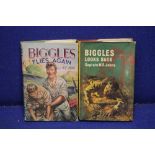 CAPTAIN W. E JOHNS- "BIGGLES LOOKS BACK" 1ST EDITION PUBLISHED BY HODDER AND STOUGHTON 1965- EX