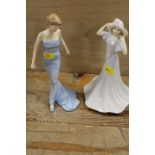 ROYAL DOULTON FIGURINE DIANA PRINCESS OF WALES TOGETHER WITH ROYAL DOULTON CHELSEA OLIVIA (2)