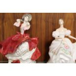 TWO ROYAL DOULTON FIGURINES - LUCY AND CHERYL (2)