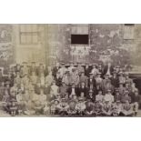 A BLACK & WHITE PHOTO OF BRASENOSE COLLEGE JUNE 1898 SIGNED BY WILLS & SAMSONS