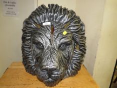 A LARGE REISSEN LIONS HEAD BUST