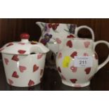 THREE ITEMS OF EMMA BRIDGEWATER STUDIO POTTERY