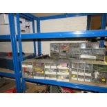 A QUANTITY OF SCREWS, CABINETS AND TOOLBOXES ETC