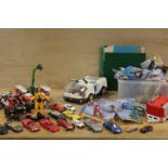 A COLLECTION OF LEGO AND CHILDS TOYS ETC