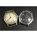 TWO MILITARY WRISTWATCHES