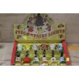 A ORIGINAL BOXED SET OF PIFCO ELECTRIC 'NURSERY RHYME' FAIRY LIGHTS