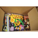 A COLLECTION OF ASSORTED MARVEL COMICS, to include Fantastic Four, Captain Britain etc