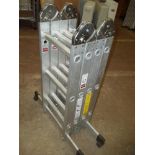 A FOLD AWAY ALUMINIUM LADDER