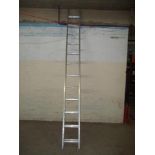 12 RUNG DOUBLE ALUMINUM LADDER