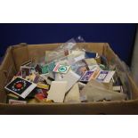 A LARGE QUANTITY OF EMPTY MATCHBOXES, to include Chestnut Tree, Rodeway Inn, Pink Panther etc