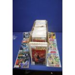 A COLLECTION OF DC COMICS, to include Super boy, Eclipso, War of Gods, Man hunter, Dark stars,