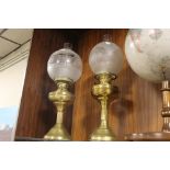 TWO PARAFFIN LAMPS