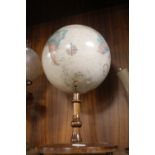 AN ANTIQUE GLOBE