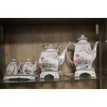 AN ORIENTAL FRANKLIN MINT COFFEE SET