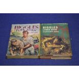 CAPTAIN W. E JOHNS- "BIGGLES LOOKS BACK" 1ST EDITION PUBLISHED BY HODDER AND STOUGHTON 1965- EX