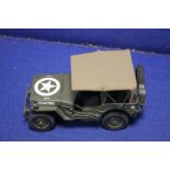 A DANBURY MINT AMERICAN ARMY WWII JEEP