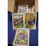 A COLLECTION OF COMICS, to include The Hulk, Marvel Super Adventure etc