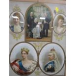 A COLLECTION OF ASSORTED VICTORIAN AND COMMEMORATIVE PICTURES AND PRINTS ETC