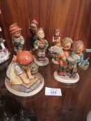 A COLLECTION OF SEVEN ASSORTED GOEBEL FIGURES