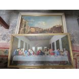 A QUANTITY OF PICTURES AND ASSORTED PRINTS INCLUDING THE LAST SUPPER