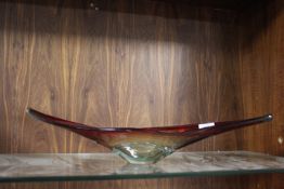 A MURANO ART GLASS TABLE CENTREPIECE