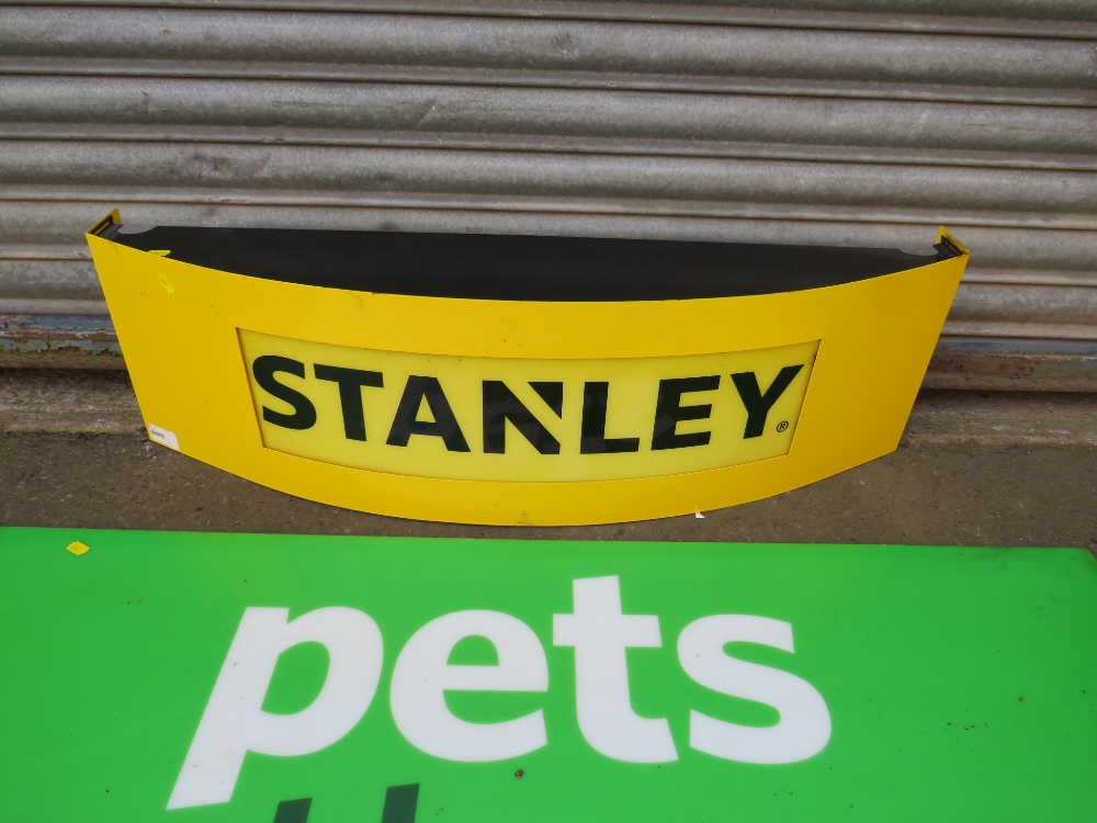 THREE ADVERTISING SIGNS TO INCLUDE STANLEY TOOLS, AMERICAN GOLF ETC - Image 4 of 5