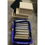 TWO TRAYS OF FIRST DAY COVERS CONTAINED IN THIRTEEN FOLDERS AND THREE BOXES ETC.