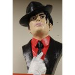 A MICHAEL JACKSON SHOP DISPLAY / ADVERTISING BUST