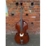 A ¼ DOUBLE BASS WITH CARRY CASE