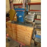 AN ATLAS METALWORKING SHAPER ON WOODEN CABINET 240V