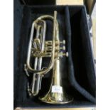 A BLESSING CORNET IN FITTED CARRY CASE A/F