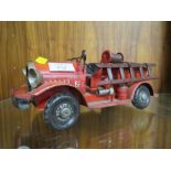 A TINPLATE FIRE TRUCK