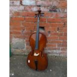 A STENTOR STUDENT II ¼ CELLO IN CARRY CASE