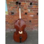 A ¼ DOUBLE BASS WITH CARRY CASE