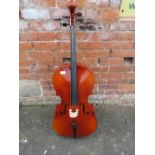 A CELLO IN CARRY CASE A/F