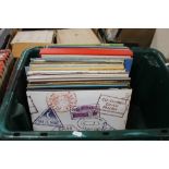 A TRAY OF LP RECORDS MAINLY CLASSICAL