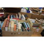 THREE TRAYS OF MISCELLANEOUS BOOKS