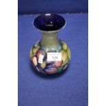 A MOORCROFT VASE WITH MARK TO BASE