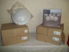 FIVE BOXED NEW LIGHT FITTINGS