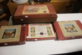 SIX BOXES OF LOTTS TUDOR BOX