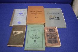 A COLLECTION OF MOSTLY VINTAGE MOTORING INTERST BOOKS