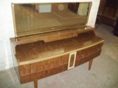 A HIGH GLOSS FORMICA FINISHED RETRO DRESSING TABLE