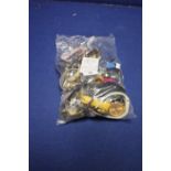 A BAG OF ASSORTED WRIST WATCHES ETC