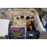 APROXIMATLEY 25 LP RECORDS TO INCLUDE MADNESS, DAVID BOWIE, ABBA, ETC TOGETHER WITH OVER 50 SINGLES